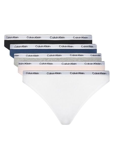 Calvin Klein Underwear Komplet fig 000QD5208E Kolorowy. Figi damskie Calvin Klein Underwear, m, bez wzorów, z bawełny. Za 239.99 zł.