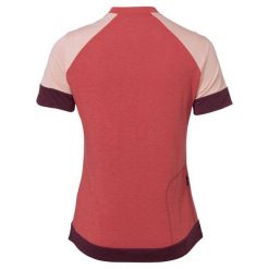 Damski jersey VAUDE Altissimo. Czerwone koszulki sportowe damskie Vaude, bez wzorów, z jersey, bez kołnierzyka, bez ramiączek, rowerowe. Za 284.05 zł.