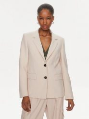 JOOP! Marynarka 30040357 Beżowy Modern Fit. Brązowe żakiety damskie JOOP!, bez wzorów, z syntetyku. Za 1,419.00 zł.