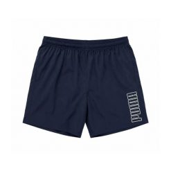 Kąpielówki męskie Puma SWIM MID granatowe 94777803 r M. Niebieskie kąpielówki męskie Puma, l, bez wzorów, z tkaniny, do pływania. Za 149.80 zł.