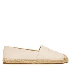 Espadryle LAUREN RALPH LAUREN. Białe espadryle damskie Lauren Ralph Lauren, bez wzorów, bez obcasa, bez zapięcia. Za 618.99 zł.
