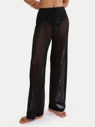 Triumph Spodnie plażowe Beach MyWear Crochet 10226465 Czarny Relaxed Fit. Czarne spodnie materiałowe damskie Triumph, bez wzorów, z syntetyku. Za 159.99 zł.