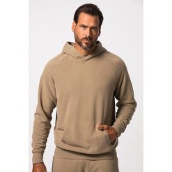 Męska Bluza z kapturem fitness dzianina dresowa kaptur. Brązowe bluzy męskie JAY-PI, m, bez wzorów, z bawełny, z kapturem. Za 343.99 zł.