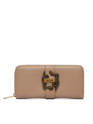 Just Cavalli Portfel 81RA5PA1 ZSA89 Brązowy jasny. Brązowe portfele damskie Just Cavalli, bez wzorów, ze skóry. Za 429.99 zł.