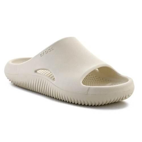 Klapki męskie Crocs Mellow Recovery Slide. Brązowe klapki męskie Crocs, z jeansu. Za 280.99 zł.