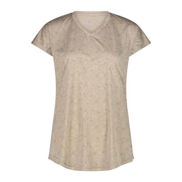 Koszulka damska turystyczna CMP 35N5496. Brązowe koszulki sportowe damskie CMP, l, bez wzorów, bez kołnierzyka, bez ramiączek. Za 99.99 zł.