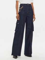 Gaudi Jeansy 421BD26014 Granatowy Wide Leg. Niebieskie jeansy damskie Gaudi. Za 579.99 zł.