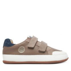 Sneakersy Gioseppo. Brązowe trampki i tenisówki chłopięce Gioseppo, bez wzorów, bez zapięcia. Za 139.99 zł.