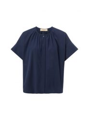 Weekend Max Mara bluzka koszulowa - WKDeducata Kobiety Bawełna niebieski, 36. Niebieskie bluzki damskie Weekend Max Mara, bez wzorów, z bawełny, eleganckie, bez kołnierzyka, bez ramiączek. Za 649.95 zł.