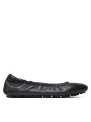 BOSS Baleriny Roxanne 50548681 Czarny. Czarne baleriny damskie Boss, bez wzorów, ze skóry, bez obcasa. Za 659.99 zł.
