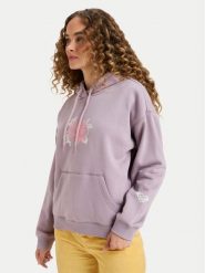 Roxy Bluza Perfect Place Brushed ERJFT05032 Fioletowy Regular Fit. Fioletowe bluzy damskie Roxy, s, bez wzorów, z bawełny, bez kaptura. Za 259.99 zł.