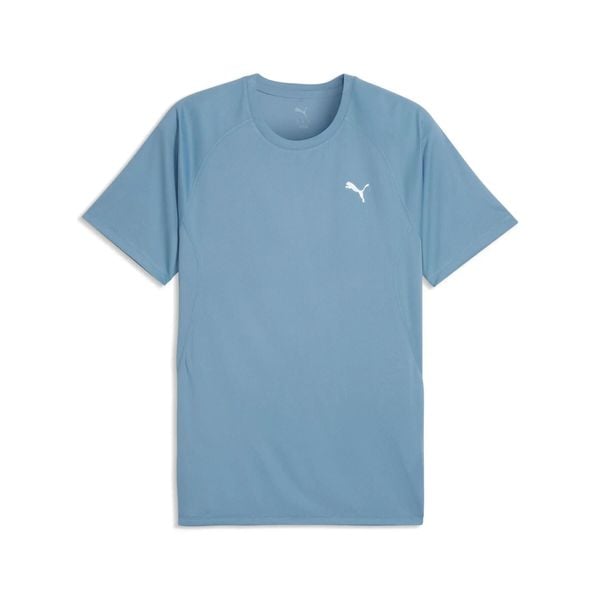 T-shirt Puma Velocity. Niebieskie t-shirty męskie Puma, xl, bez wzorów, z materiału, sportowe, bez kołnierzyka. Za 157.00 zł.