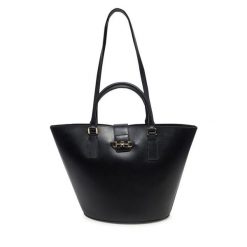 Torebka Tommy Hilfiger. Czarne torebki do ręki damskie Tommy Hilfiger, bez wzorów, bez dodatków. Za 829.99 zł.