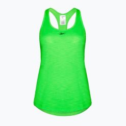 Koszulka Reebok Rbk-Chill Atletic Tank. Zielone koszulki sportowe damskie REEBOK FITNESS, bez wzorów, na fitness i siłownię. Za 79.99 zł.