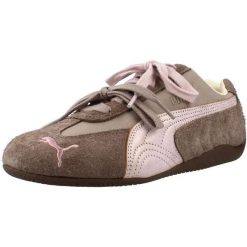 Buty PUMA YELLOW SPEEDCAT BRUSHED LUXE WNS Szary. Szare obuwie sportowe damskie Puma, na fitness i siłownię. Za 432.99 zł.