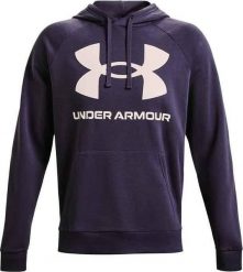 Under Armour Bluza męska Rival Fleece Big Logo Hd granatowa r. XXL (1357093-558). Bluzy męskie Under Armour, m, bez wzorów, bez kaptura. Za 190.24 zł.