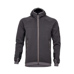Bluza polarowa trekkingowa męska Milo Heyoo. Szare bluzy męskie Milo, m, bez wzorów, z materiału, z kapturem, do biegania. Za 519.99 zł.