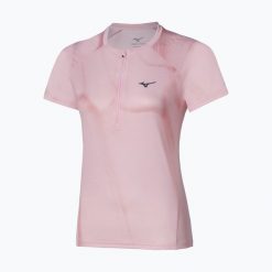 Koszulka do biegania damska Mizuno Trail Graphic Tee. Czerwone koszulki sportowe damskie Mizuno, s, bez wzorów, z materiału, bez kołnierzyka, bez ramiączek, do biegania. Za 269.99 zł.