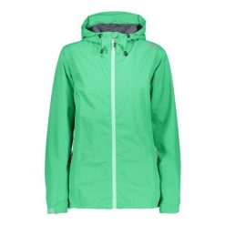 Kurtka przeciwdeszczowa z kapturem damska Ripstop CMP. Zielone kurtki damskie CMP, bez wzorów, z kapturem. W wyprzedaży za 185.95 zł.