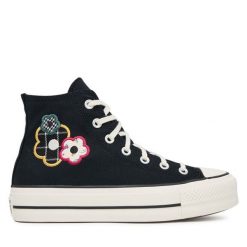 Trampki Converse. Czarne trampki i tenisówki damskie Converse, bez wzorów, retro, bez zapięcia. Za 359.99 zł.