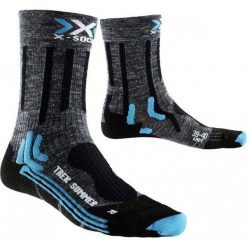 Skarpety sportowe X-Socks Trekking Summer. Szare skarpety damskie X-Socks, bez wzorów, z elastanu. Za 44.49 zł.