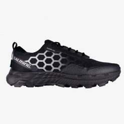 Buty do chodzenia męskie Salming Recoil Trail Warrior. Czarne buty sportowe męskie SALMING, z materiału, bez zapięcia, trekkingowe. Za 785.00 zł.