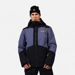 Izolowana kurtka narciarska Rossignol Rochrun. Niebieskie kurtki snowboardowe męskie Rossignol, m, bez wzorów, bez kaptura, narciarskie. Za 1,471.50 zł.