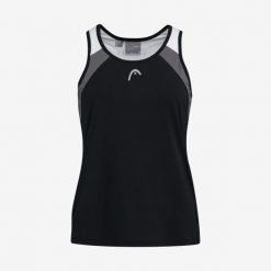 Koszulka bez rękawów dla dziewczynek CLUB 22 Tank Top. Czarne t-shirty i topy dla dziewczynek Head, bez wzorów, z dżerseju, bez ramiączek. W wyprzedaży za 101.50 zł.