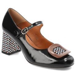 Czarne Czółenka Armodo Eleganckie Obuwie Damskie Na Obcasie. Czarne czółenka damskie Armodo, bez wzorów, ze skóry, eleganckie, bez obcasa, na koturnie, bez zapięcia. Za 339.00 zł.