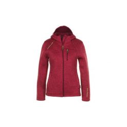 Kurtka polarowa damska Peak Mountain Alaine. Czerwone bluzy sportowe damskie Peak Mountain, xl, bez wzorów, z polaru, bez kaptura. W wyprzedaży za 224.50 zł.