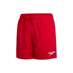Spodenki szorty kąpielowe męskie Speedo Essentials. Czerwone kąpielówki męskie Speedo, m, bez wzorów, z poliesteru, do pływania. Za 157.27 zł.