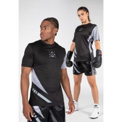 Hornell Koszulka - Czarny/Szary. Szare koszulki sportowe męskie GORILLA WEAR, xl, bez wzorów, z poliesteru, bez kołnierzyka, bez ramiączek, na fitness i siłownię. Za 162.00 zł.