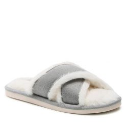 Kapcie Home & Relax. Szare kapcie damskie Home & Relax, bez wzorów. Za 69.99 zł.