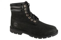 Trapery męskie, 6 IN Basic Boot. Czarne śniegowce i trapery męskie Timberland, z materiału, sportowe, przed kolano, bez zapięcia. Za 749.99 zł.