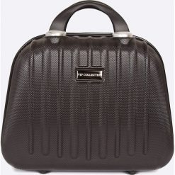 VIP COLLECTION - Walizka 16 L. Czarne walizki męskie VIP COLLECTION, z materiału. W wyprzedaży za 119.90 zł.