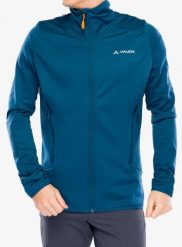Kurtka polarowa męska Vaude Monviso Fleece FZ Jacket II - baltic sea uni. Zielone kurtki męskie Vaude, m, bez wzorów, z lycry, sportowe, bez kaptura. Za 356.39 zł.