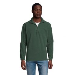 Bluza Polarowa Unisex Dla Dorosłych Ness Half Zip. Zielone bluzy męskie SOL'S, na zimę, l, bez wzorów, z polaru, bez kaptura. Za 117.99 zł.