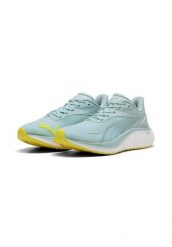 Buty do biegania damskie PUMA Electrify Nitro 4 blue. Niebieskie obuwie sportowe damskie Puma, bez wzorów, z materiału, do biegania. Za 449.99 zł.