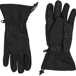 Rękawiczki męskie CMP 6524829. Czarne rękawiczki męskie CMP, na zimę, bez wzorów, z materiału, sportowe. Za 159.99 zł.