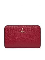 Furla Portfel Camelia WP00314 HSF000 CGQ00 Bordowy. Czerwone portfele damskie Furla, bez wzorów, ze skóry. Za 719.99 zł.