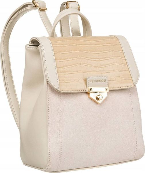 Peterson Plecaczek damski ze skóry ekologicznej - Peterson NoSize. Plecaki damskie Peterson, bez wzorów, ze skóry ekologicznej. Za 170.17 zł.