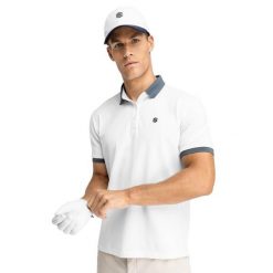 Koszulka polo golf męska Ppique Pinehurst. Białe buty sportowe męskie SIROKO, l, bez wzorów, prążkowane, sportowe, bez ramiączek. Za 134.00 zł.