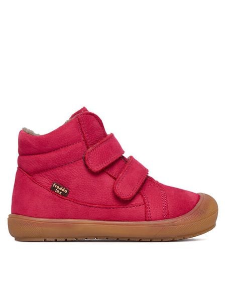 Froddo Śniegowce G2110138-13 S Różowy. Czerwone buty zimowe dziewczęce Froddo, ze skóry, bez zapięcia. Za 399.99 zł.