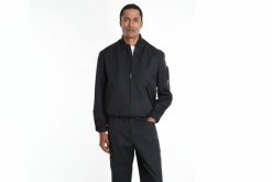 La Haine Inside Us Kurtka Bomber | 3Z M1205 | Mężczyzna | Czarny. Czarne kurtki sportowe męskie La Haine Inside Us, l, bez wzorów, z bawełny. Za 899.00 zł.