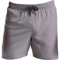 Spodenki kąpielowe męskie Nike Solid szare NESS9502 071. Szare kąpielówki męskie Nike, l, bez wzorów, z materiału, krótkie. Za 137.49 zł.