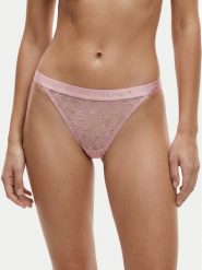 Tommy Hilfiger Stringi UW0UW06267 Różowy. Czerwone stringi damskie Tommy Hilfiger, m, bez wzorów, z syntetyku. Za 129.99 zł.