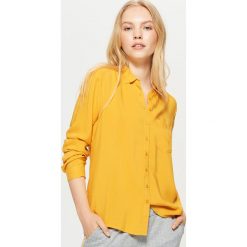 Gładka koszula - Żółty. Żółte koszule damskie Cropp. Za 49.99 zł.