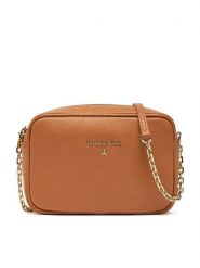 Patrizia Pepe Torebka CB0071/L001-B815 Brązowy. Brązowe listonoszki damskie Patrizia Pepe, bez wzorów, ze skóry, bez dodatków. Za 679.99 zł.