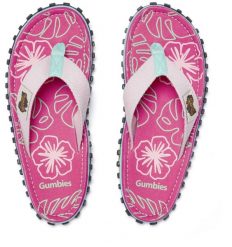 Gumbies Gumbies damskie japonki ISLANDER FLIP-FLOP BLUSH HIBISCUS 39. Różowe klapki damskie Gumbies, bez wzorów, sportowe, bez obcasa. Za 149.99 zł.