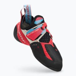Buty wspinaczkowe damskie La Sportiva Solution Comp 2024. Niebieskie obuwie sportowe damskie La Sportiva, bez wzorów, wspinaczkowe. Za 649.99 zł.